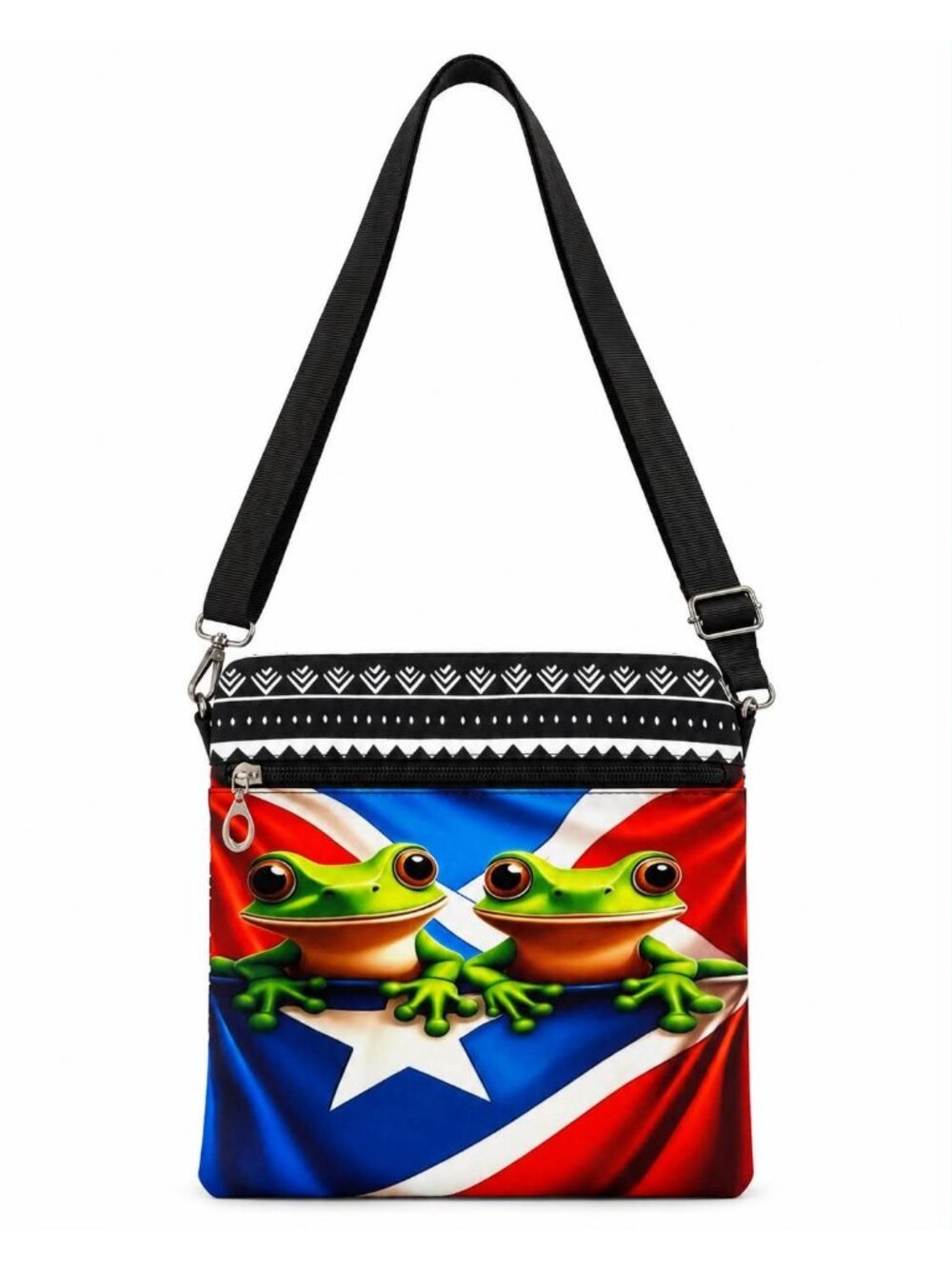 Puerto Rico Frog Crossbody Bag